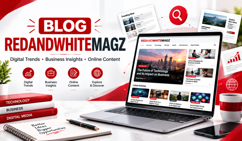 Blog Redandwhitemagz: Exploring Digital Trends, Business Insights, and Online Content